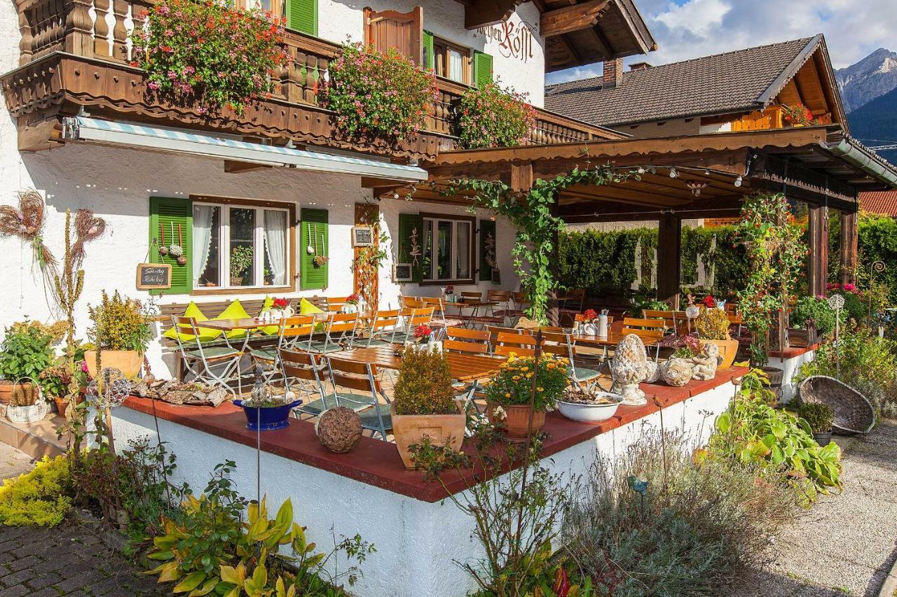 Frühstückspension Gästehaus Zum weissen Rössl Wallgau Exterior foto